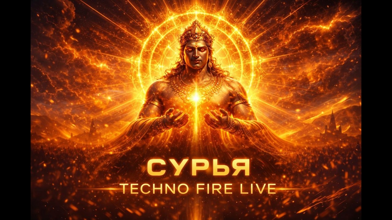 ☀️ СУРЬЯ — Мантра огня и активации силы | Om Bhaskaraya (Techno Ecstatic Live)