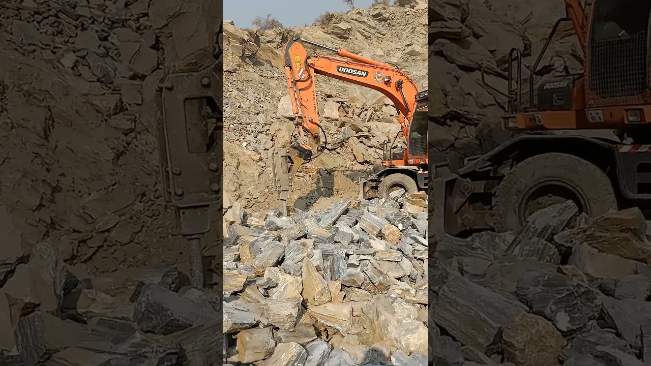 excevtr break stone nice technology
