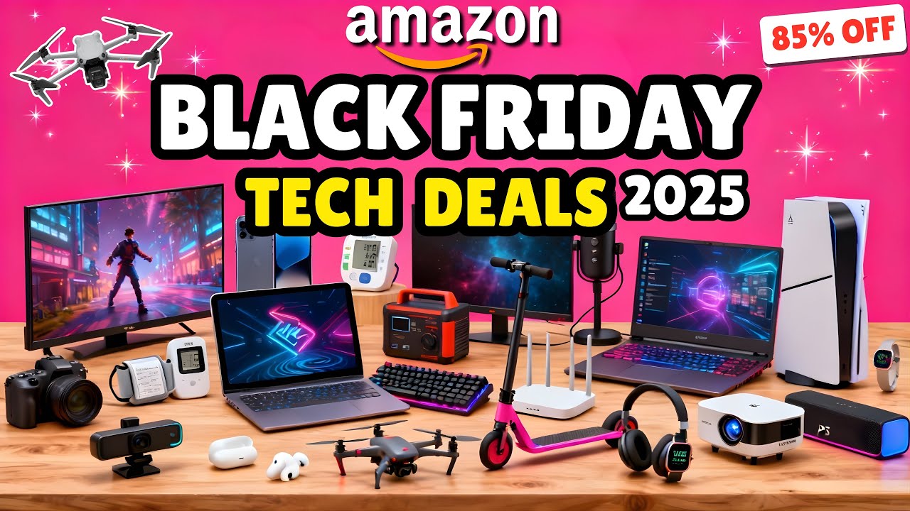 43 EARLY Amazon Black Friday Tech Deals 2025 &mdash; UPTO 85% OFF