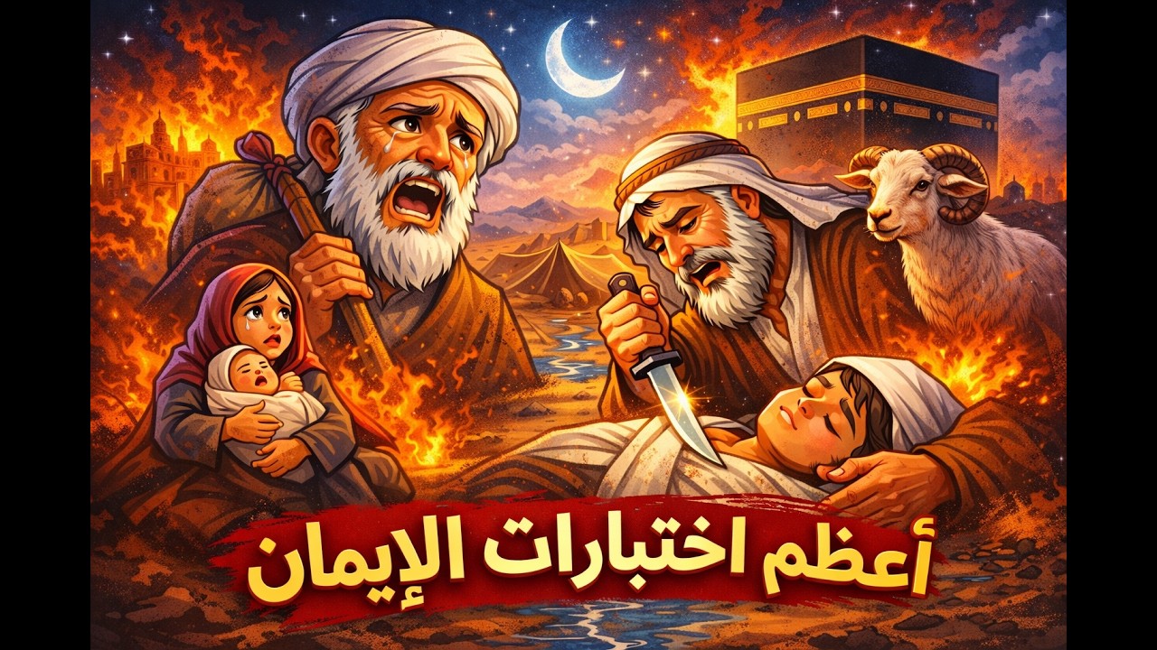قصة إبراهيم عليه السلام التي ستُبكي قلبك | حين أُمِرَ بذبح ابنه! أعظم اختبار في تاريخ الإيمان
