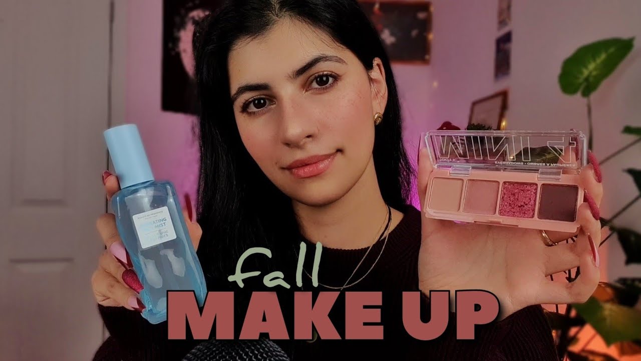 ASMR po polsku ROBIĘ CI JESIENNY MAKIJAŻ *podkładane dźwięki* 🍁🍄