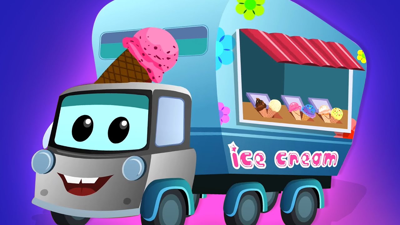 Ice Cream Truck Song | Nursery Rhymes & Kids Songs | Trucks Song with Zeek and Friends
