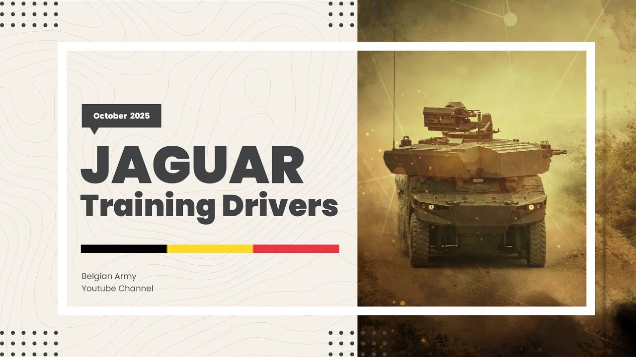 Canjuers : Training Belgian JAGUAR drivers