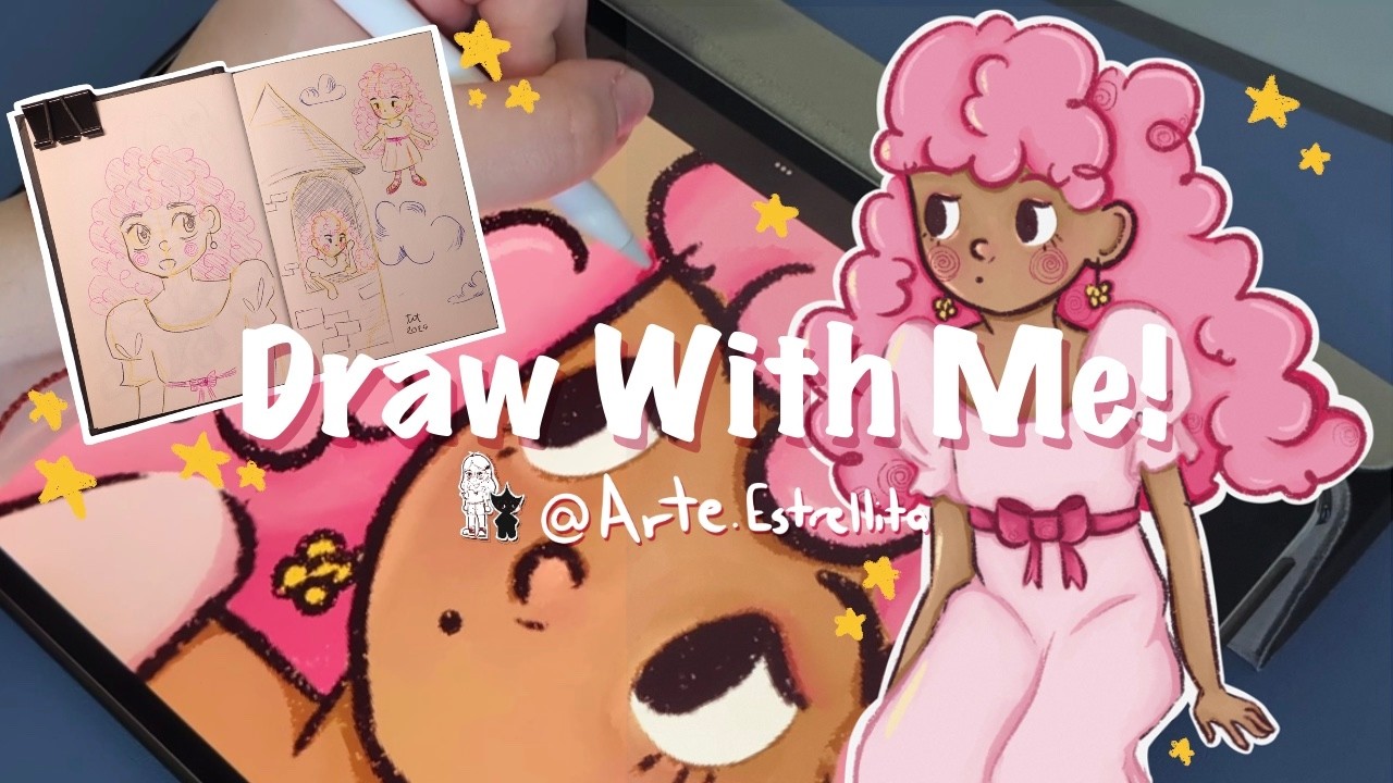 Draw with me in Procreate | Original Character Design