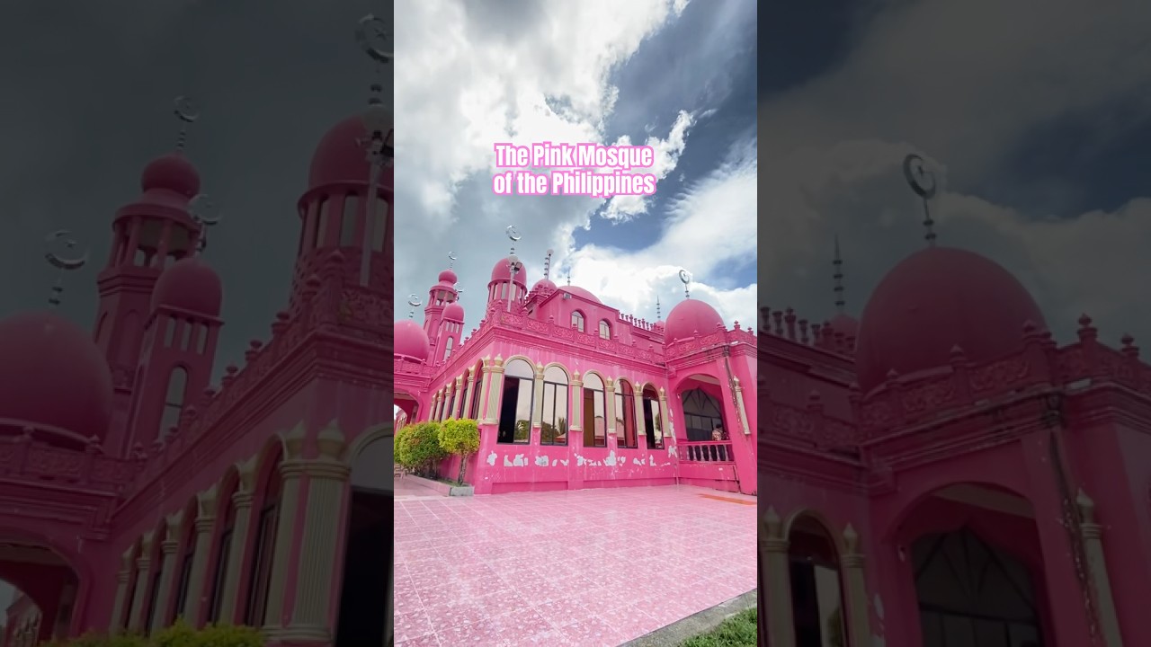 The Pink Mosque of the Philippines 🇵🇭❤️ #maguindanao #mindanao