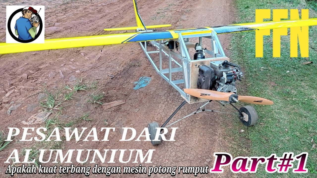Mesin potong rumput, kenali pesawat dari aluminium . #mesin_potong_rumput