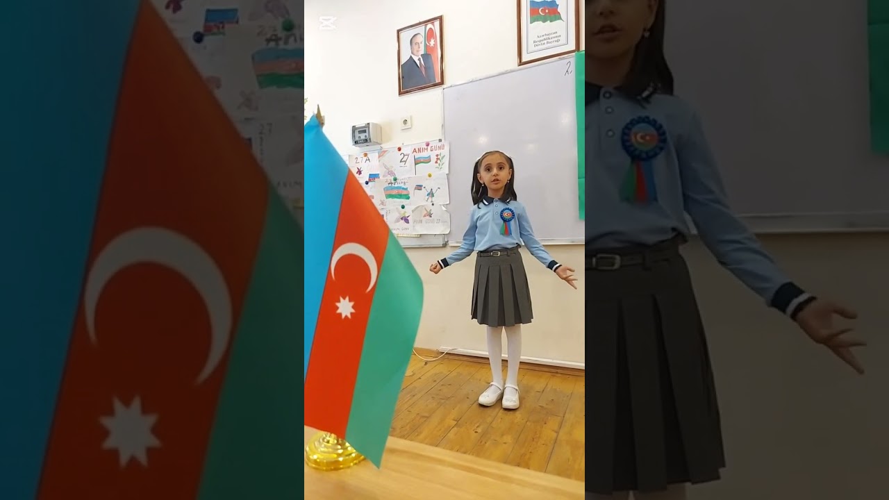 279 nömrəli tam orta məktəbin 2A sinif şagirdlərinin təqdimatında ANIM GÜNÜ.