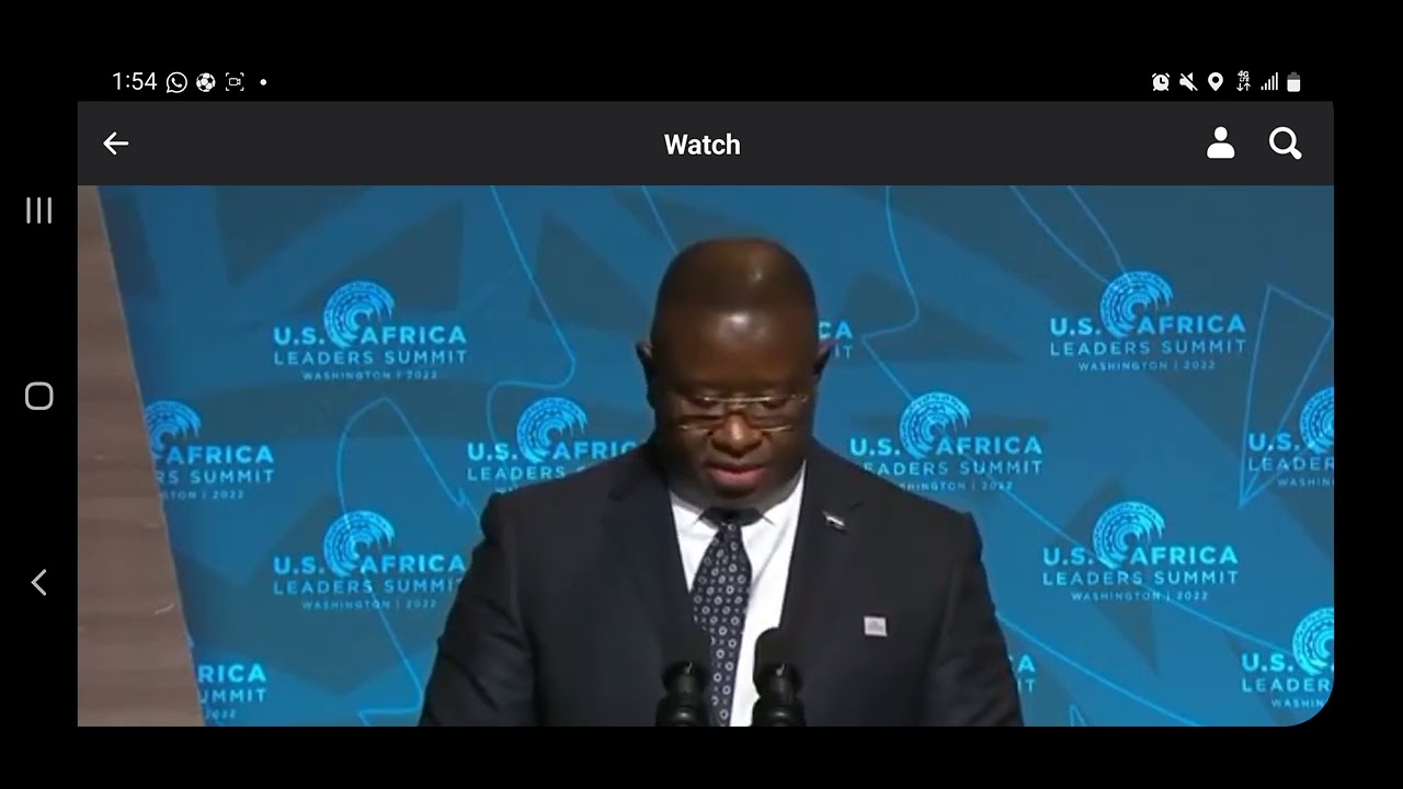 Full Speech. President Julius Maada Bio at the US Africa Leadership Summit in Washington DC USA.