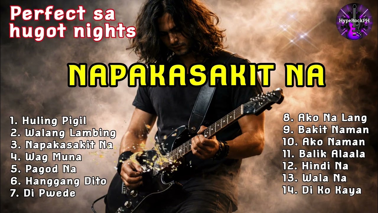 💔Soft rock hugot na napakasakit, sakit na iwan siya o sakit na ipagpapatuloy pa💔Pinoy Rock💔￼🎶