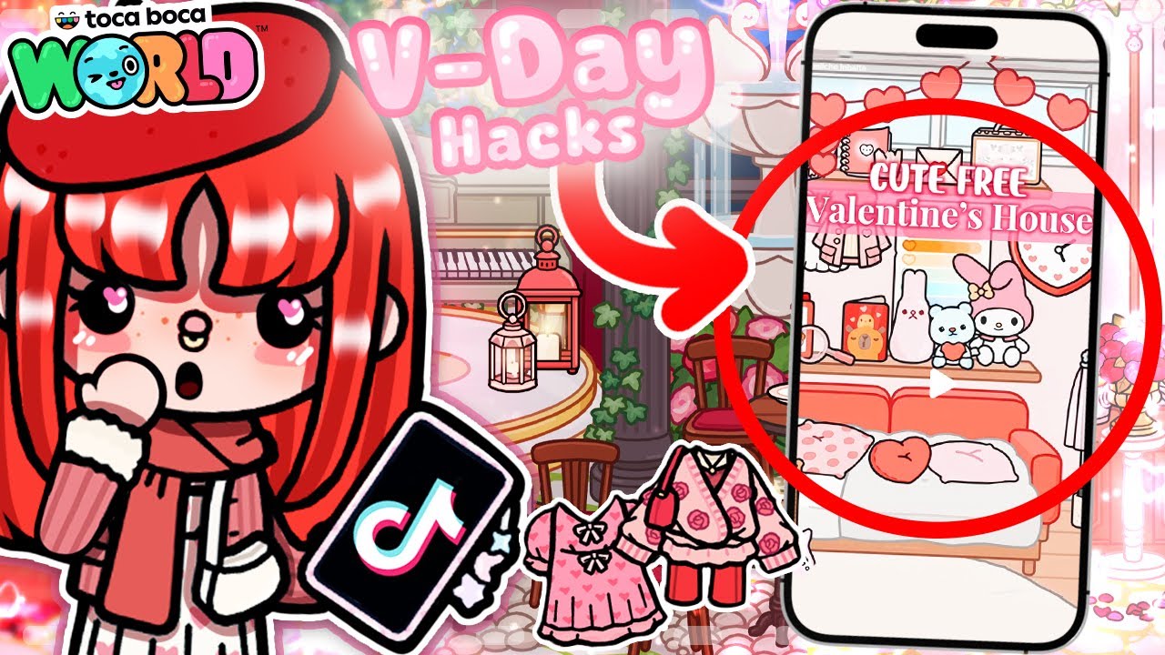 ICH TESTE TIKTOK VALENTINSTAGS HACKS in TOCA BOCA 💗