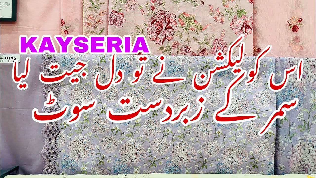 Kayseria Lawn Summer Collection 2024