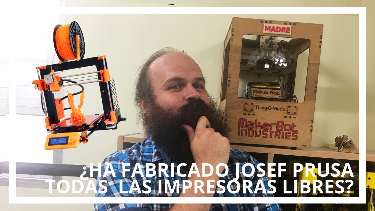 ¿Ha fabricado Josef Prusa todas las impresoras 3D libres del mundo?
