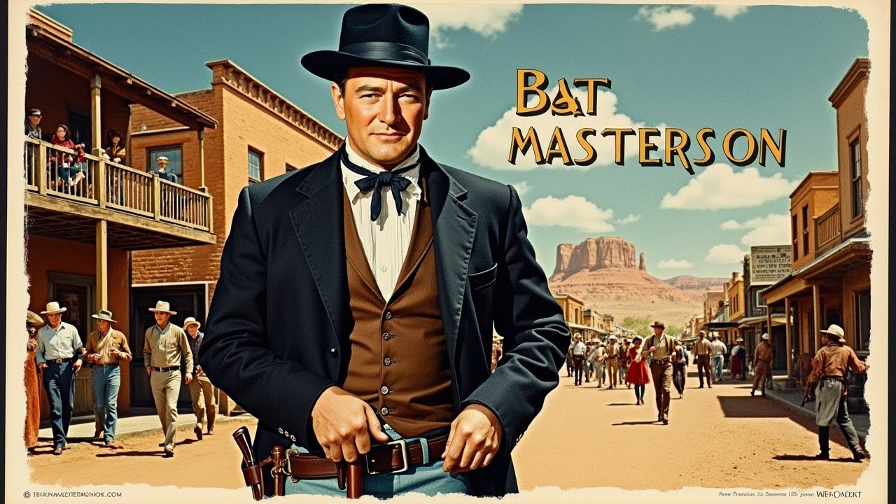 Bat Masterson - Stampede At Tent City, Full Episode Classic Western TV series