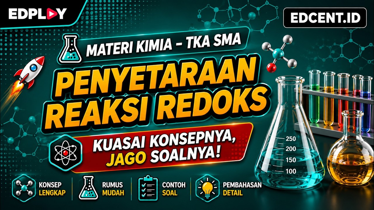 PENYETARAAN REAKSI REDOKS - KIMIA - MATERI UTBK SBMPTN DAN SIMAK UI