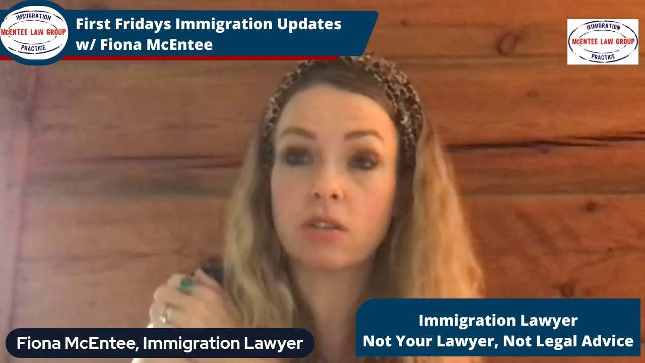 First Fridays, Immigration Updates with Immigration Attorney Fiona McEntee
