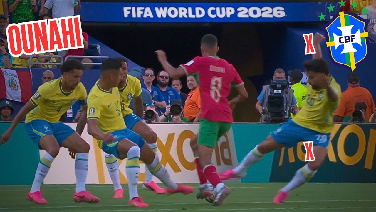 Ounahi x Brazil &bull; Every touch 🫲 || FIFA World Cup 2026
