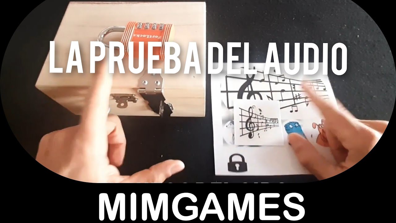 LA PRUEBA DE AUDIO ; Escape room juego /prueba .