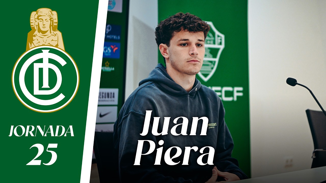 RUEDA DE PRENSA | Juan Piera habla sobre el Elche Ilicitano - CF Intercity | Jornada 25