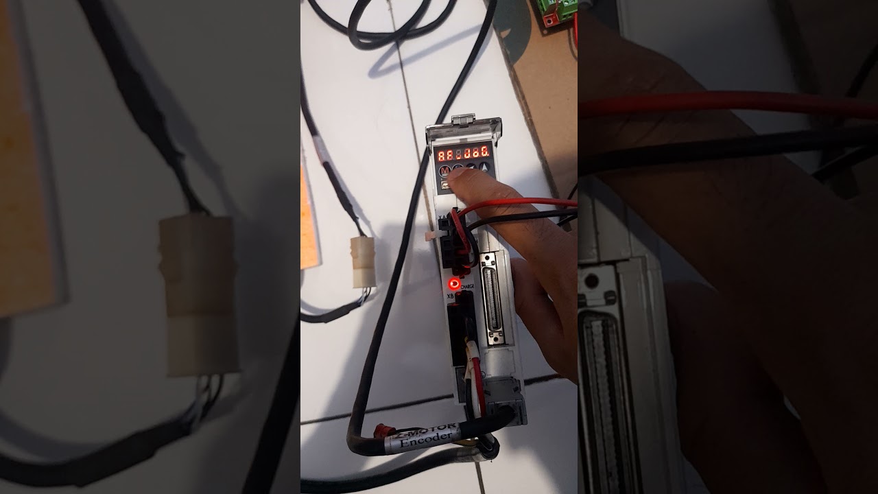 Setting Servo Panasonic Minas A5 100 Watt