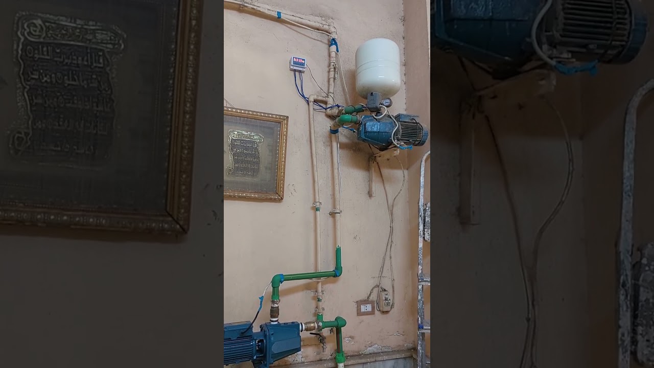 كيفية عمل ضغط مياه عالى لمنزل م سامى جاد الله 01001973171 بفضل الله