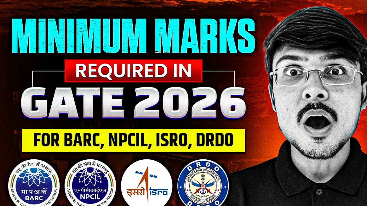 Are You Eligible for BARC NPCIL ISRO DRDO with GATE 2026 Minimum Marks?