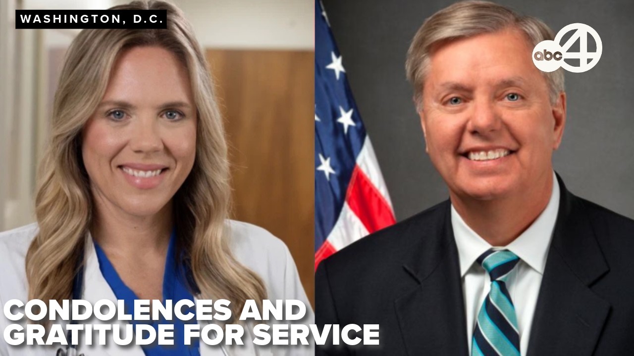 Sen. Lindsey Graham's Democratic opponent Dr. Annie Andrews reacts to news of his death