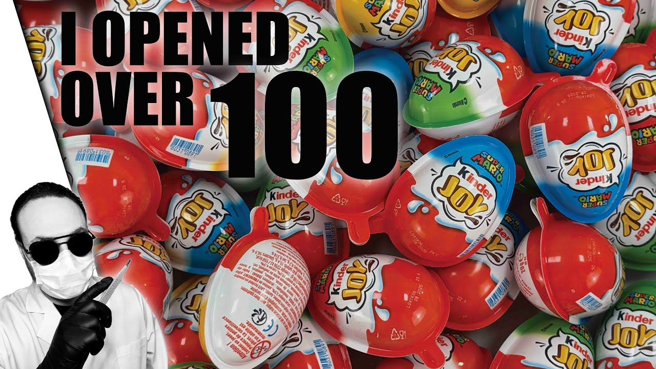 🔥 i opened over 100 kinder 🍫 joy super mario – incredible finds!