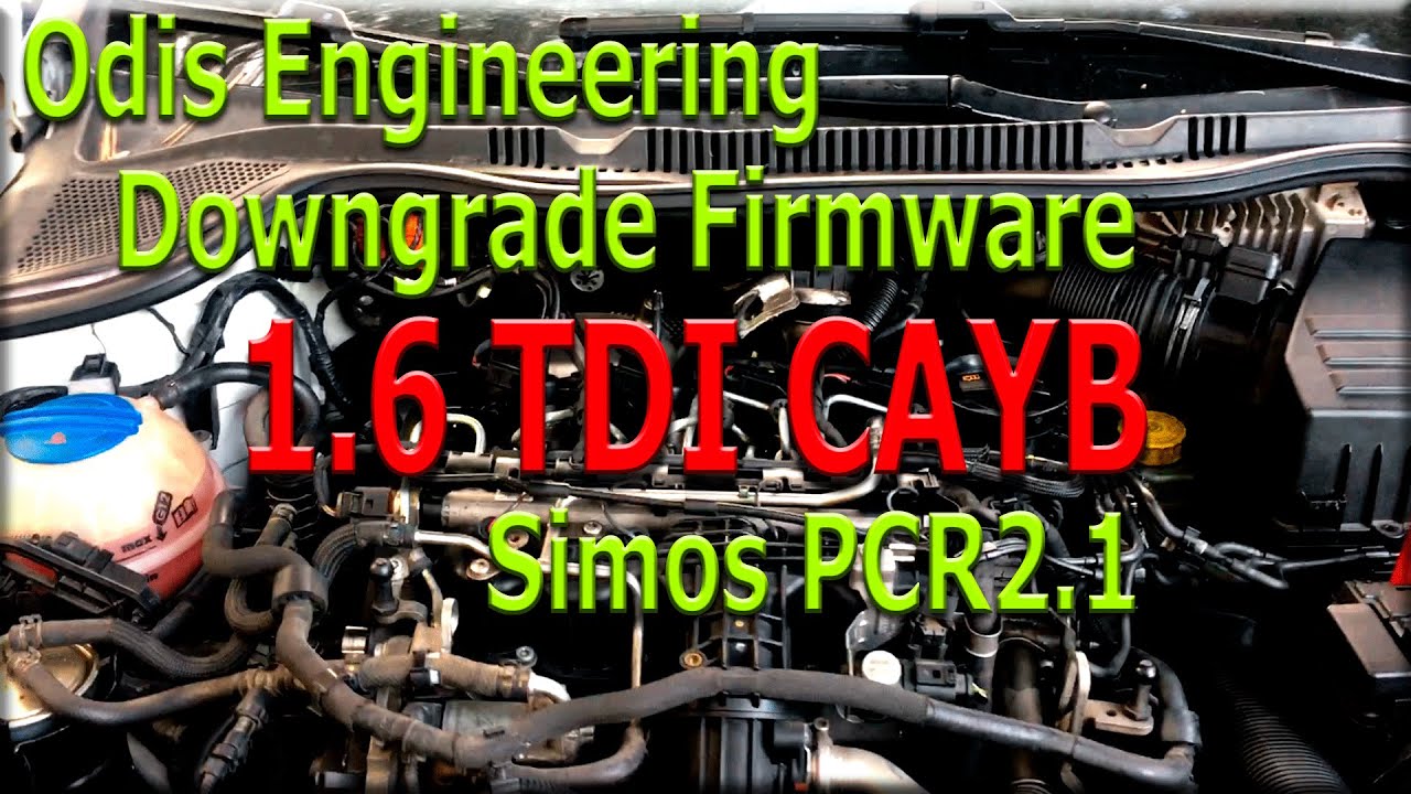 Downgrade Firmware Odis Engineering Dieselgate 1.6 TDI CAYB Simos PCR2.1