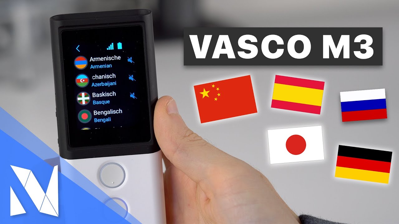 Vasco Translator M3 - Sprach- & Fotoübersetzer in 70+ Sprachen in 200+ Ländern! | Nils-Hendrik Welk