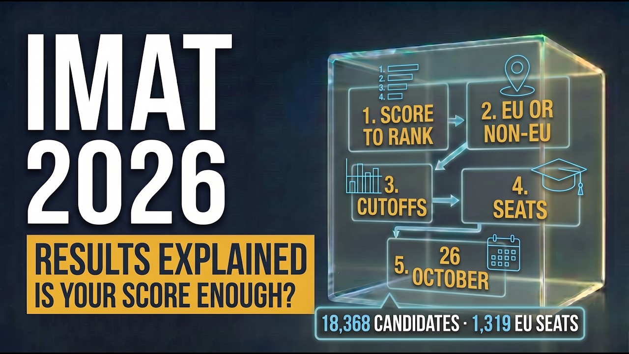 Анонимные результаты IMAT 2026: разбор. Достаточно ли вашего балла? | Таблица соответствия баллов...