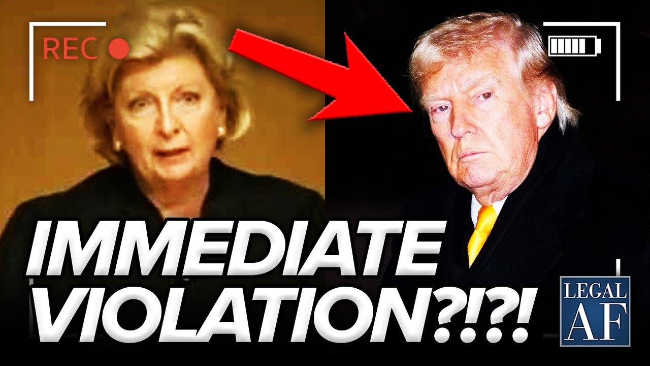 Trump CAUGHT in IMMEDIATE VIOLATION of Court Order?!?!
