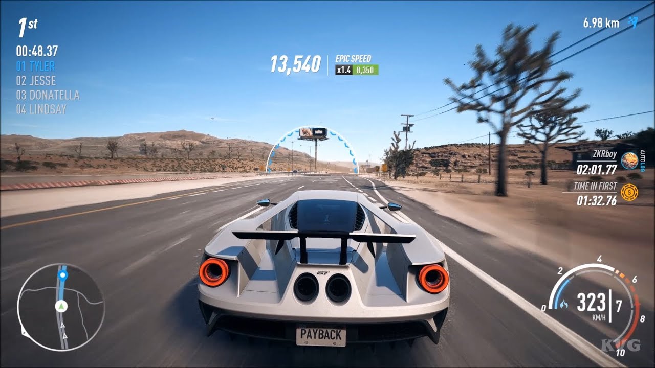 Need For Speed: Payback - Ford GT - Test Drive Gameplay (PC HD) [1080p60FPS]