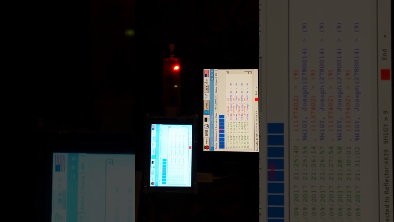 Raspberry pi, dv4mini and a md390 tut first attempt at all.