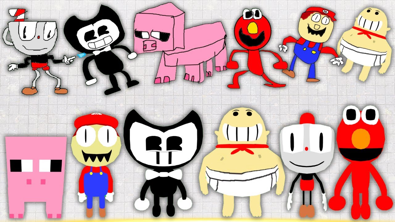 2D vs 3D NEW 3D SANIC CLONES MEMES FANMADE v4 IN Garry's Mod