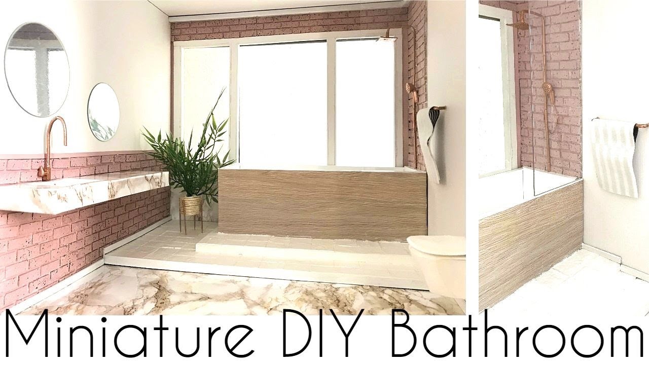 DIY: miniature  bathroom