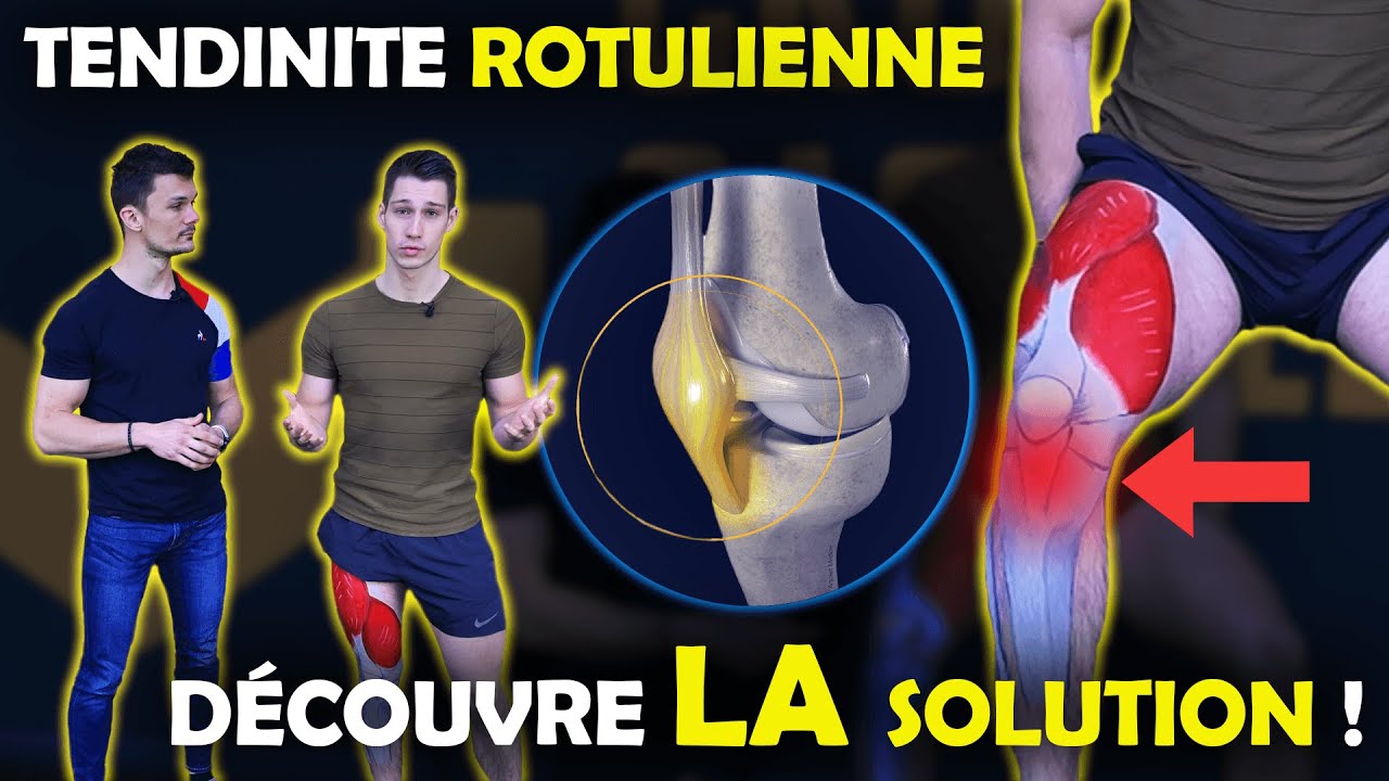 Tendinite du genou : Comment la traiter EFFICACEMENT exercice kiné