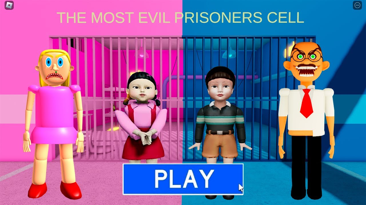 BOYS VS GIRLS MOM AND SQUID GAME DOLL VS EVIL TEACHER AND CHEOL-SU? OBBY ROBLOX #roblox #obby