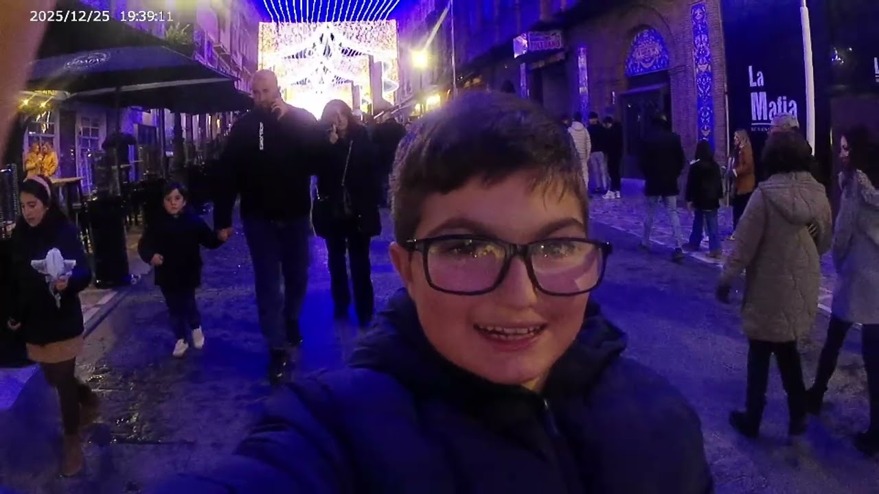 Los sevillanos visitan la Navidad en Jaén ( Andalucía , España )