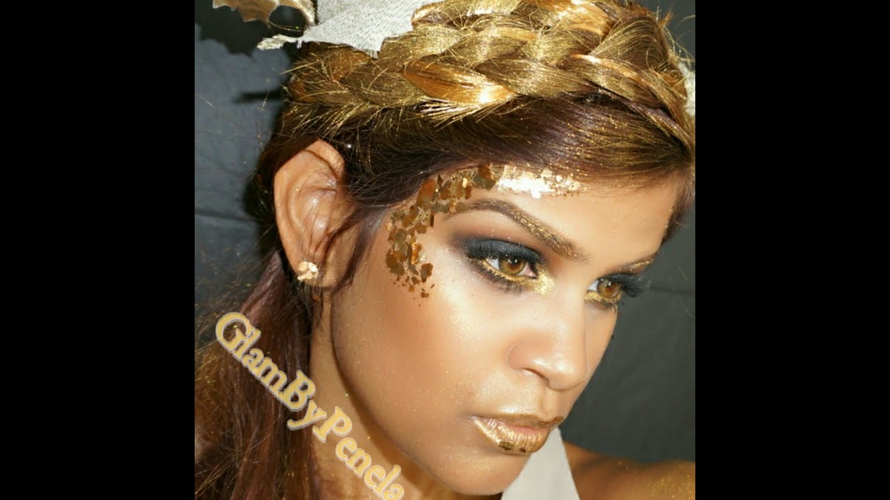 Diosa Griega Dorada: Tutorial de Halloween