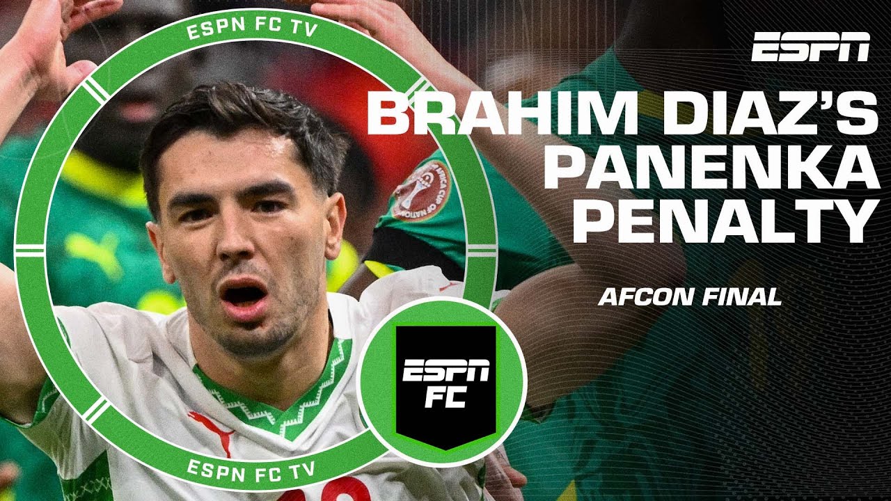 &lsquo;COMPLETELY MENTAL!&rsquo; Brahim&rsquo;s Panenka penalty miss gives Senegal AFCON title vs. Morocco | ESPN FC