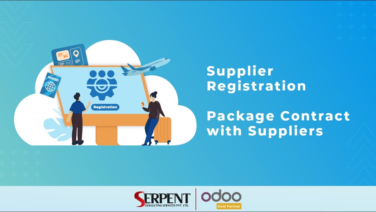 Tours & Travels Software Configurations Supplier Registration, Package Contract with Suppliers