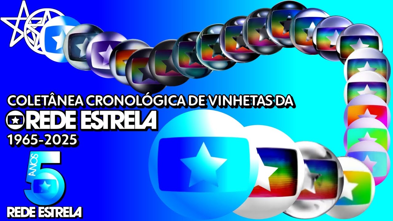 [4ᵃ AT] Coletânea Cronológica de Vinhetas da Rede Estrela 1965-2025