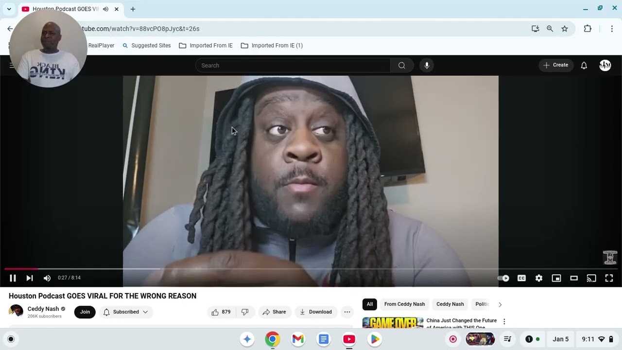 Houston Not Big Enough/Dirty 3rd Podcast Guest shot on live!!!