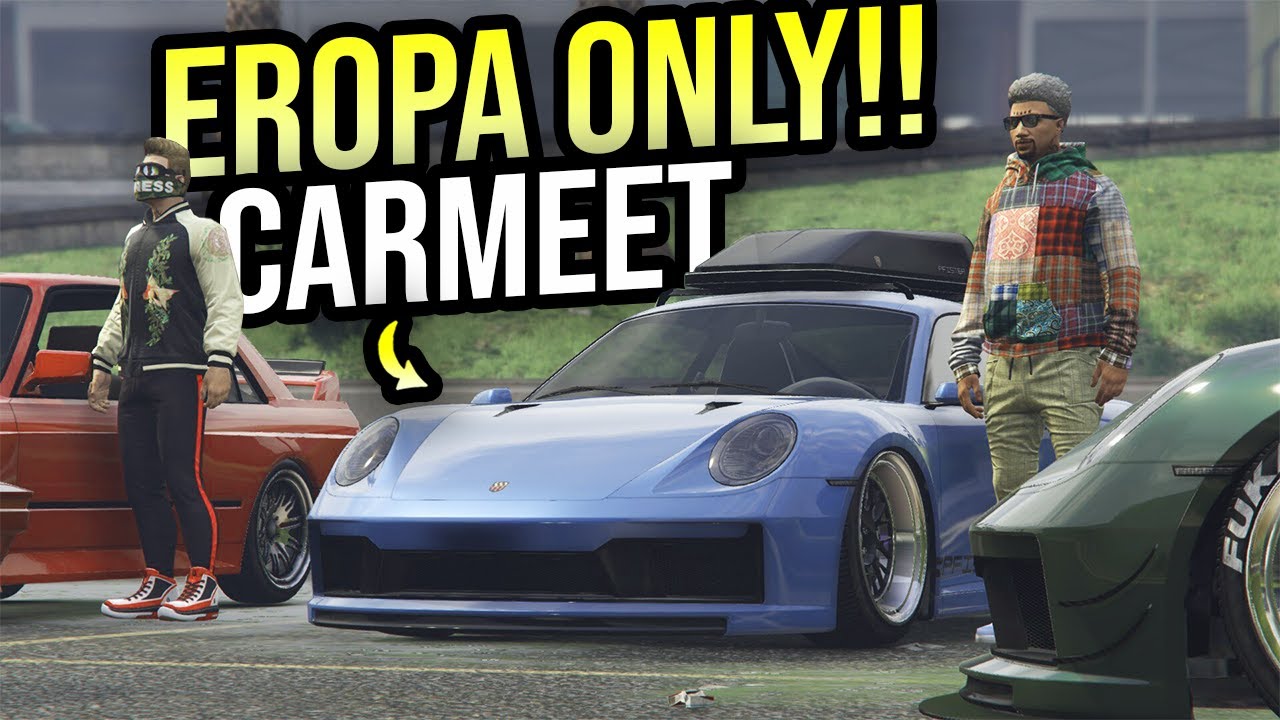 CAR MEET MOBIL EROPA PALING PROPER DI GTA ONLINE !! - GTA 5 Indonesia Carmeet