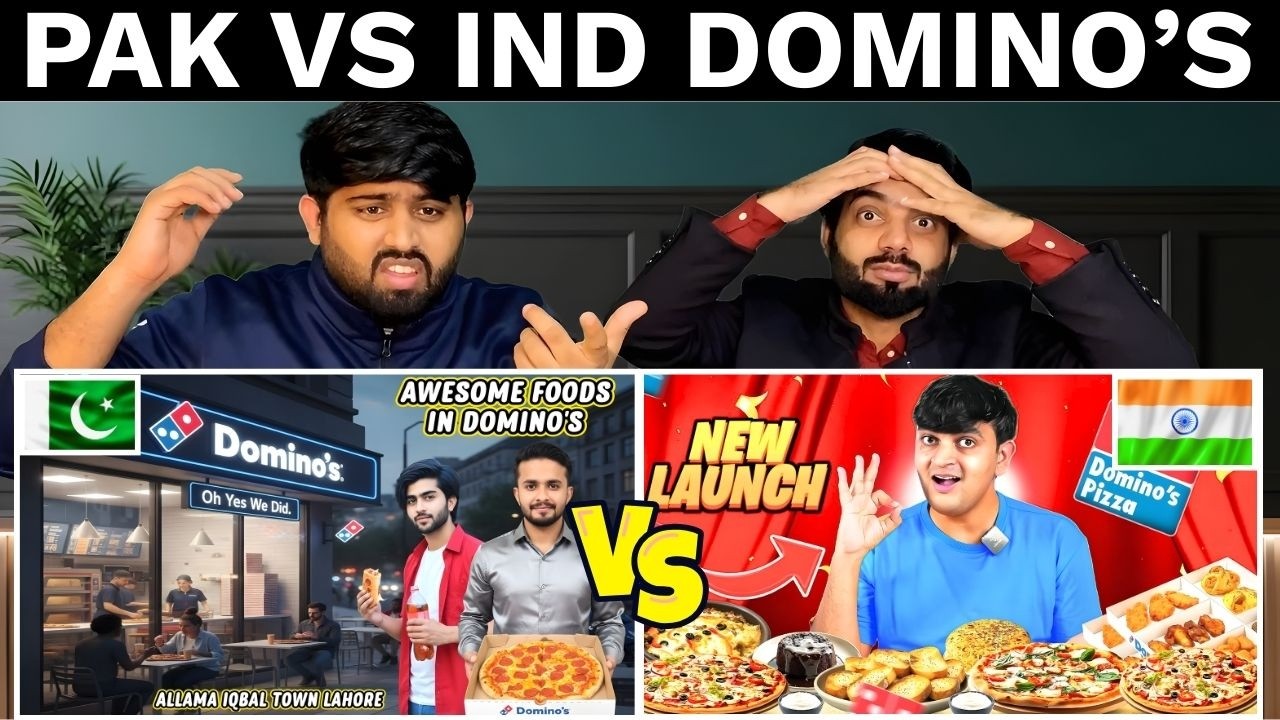Pakistani Reaction on Pakistani vs India Domino’s Pizza Comparison 🍕🔥