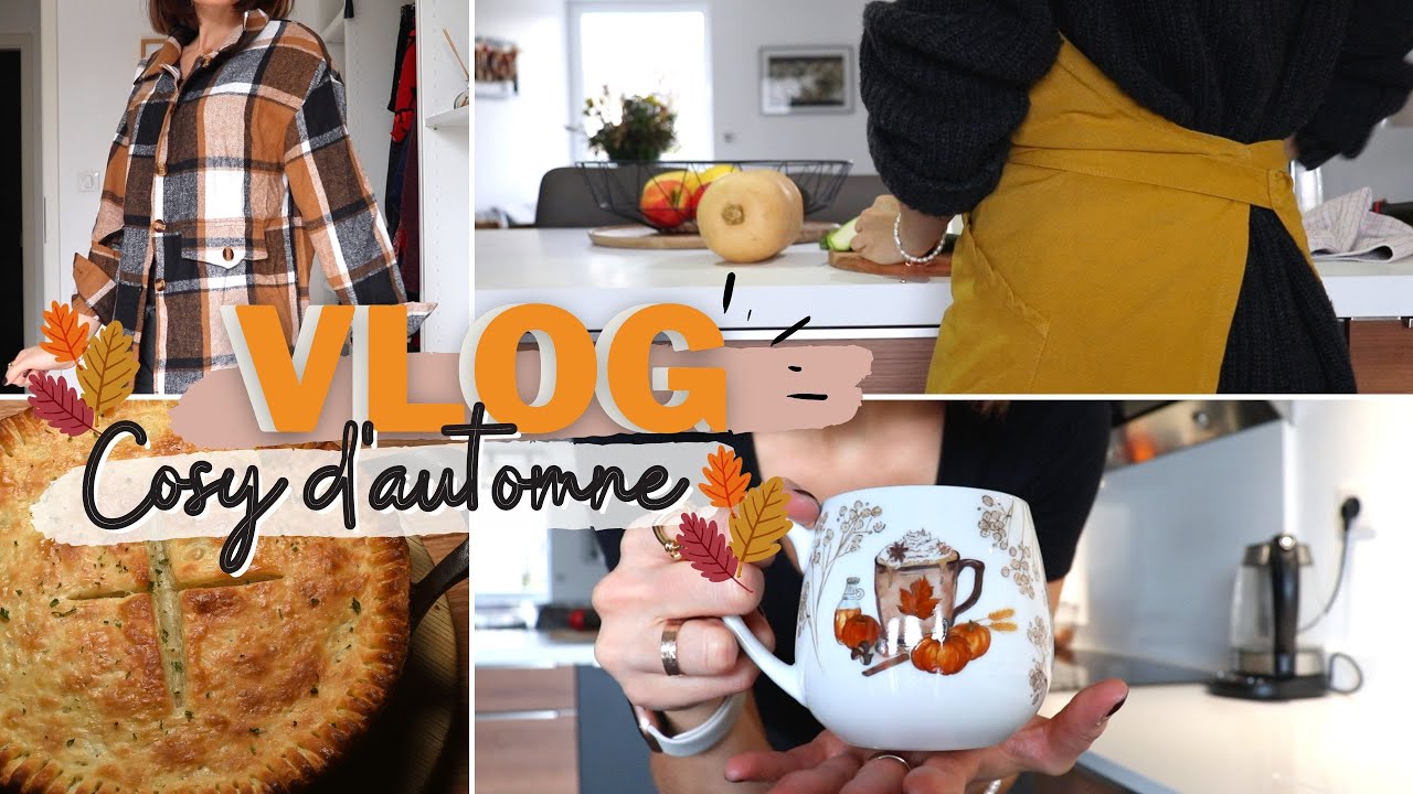 VLOG D'AUTOMNE COSY: Recette d'automne - Haul Shein- Déco et bougies bref un dimanche avec moi 🍁
