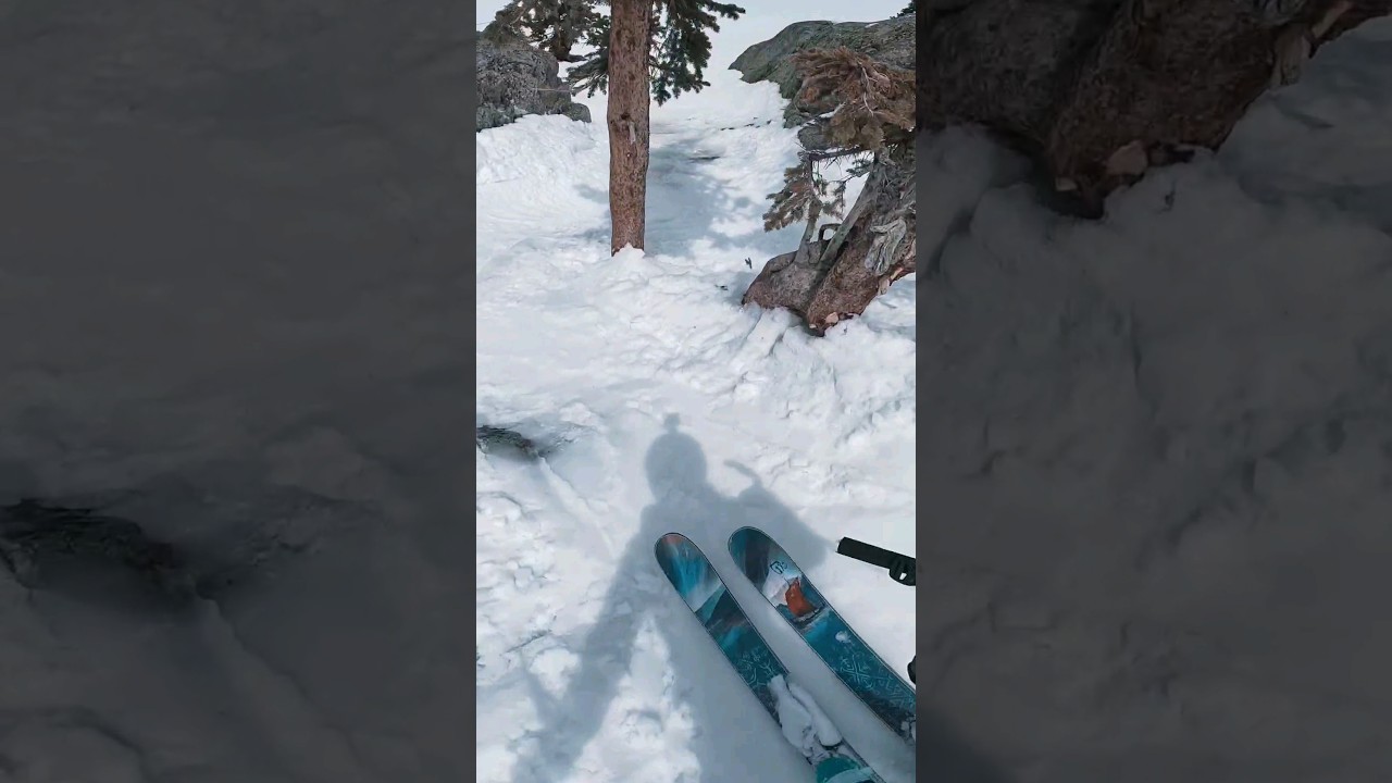 Rad Little Chute At Abasin #abasin #skiing #ski #snow #colorado