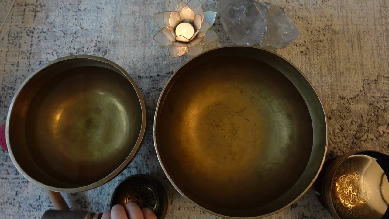 مدتیشن با ارتعاش کاسه های تبتی 🧘🏽 مدیتیشن شماره سه ۳ مدیتیشن گروهی پویا