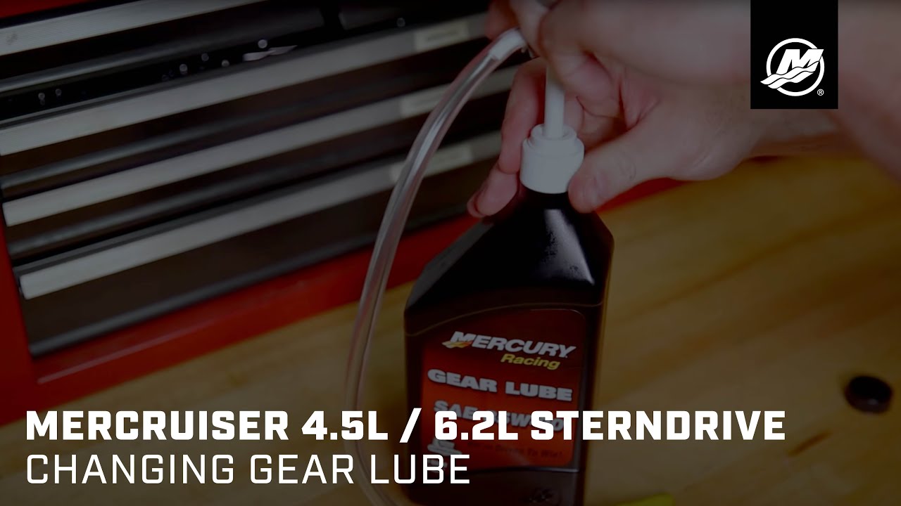 MerCruiser 4.5L / 6.2L Sterndrive - Changing Gear Lube