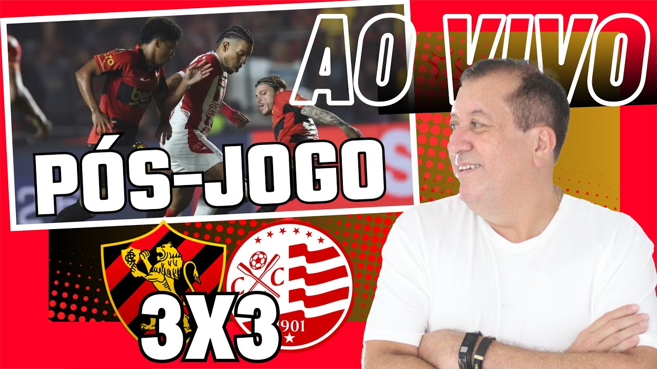 SPORT 3X3 NÁUTICO - PÓS-JOGO AO VIVO!